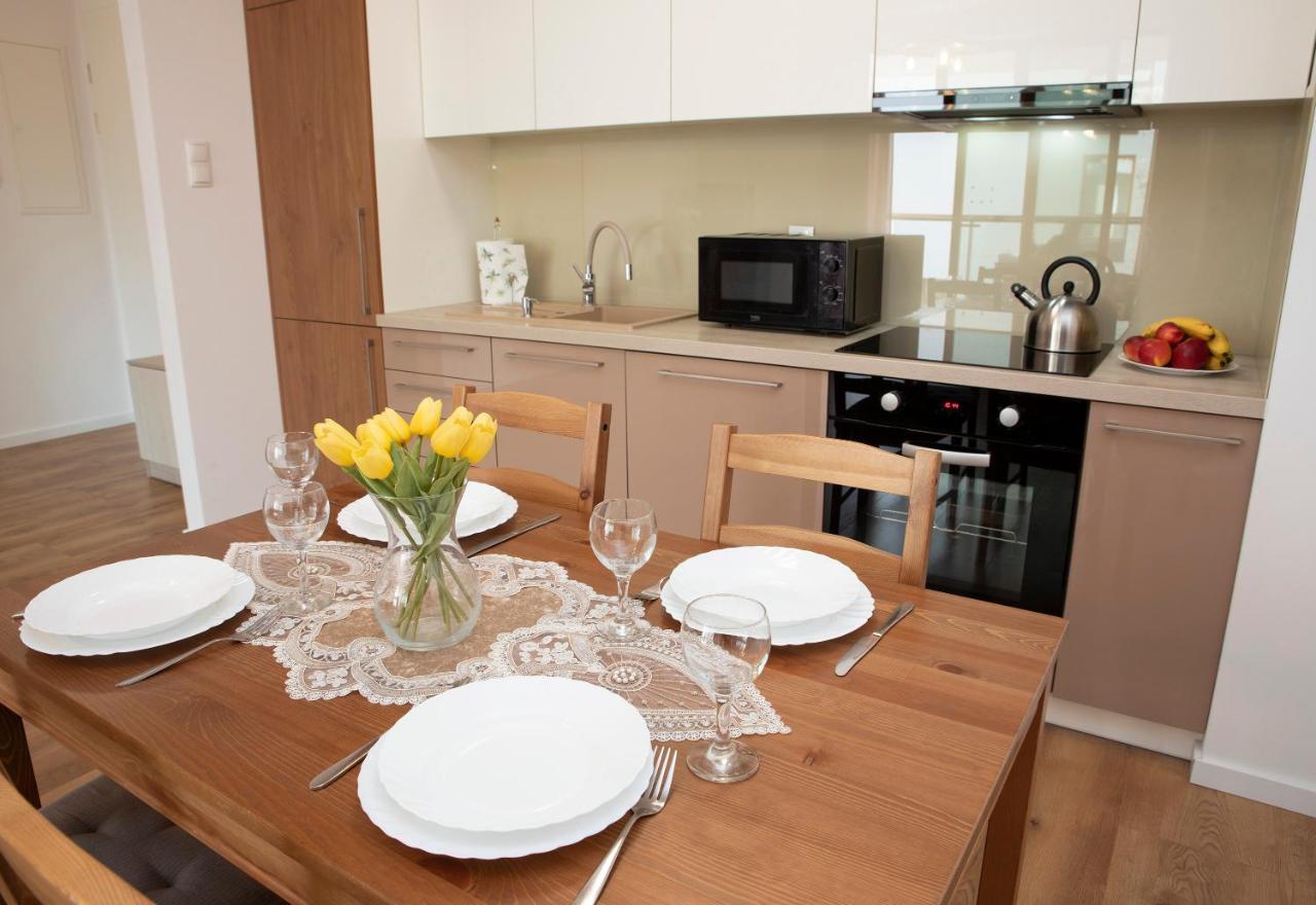 Luxus Apartament Rodzinny Z Sauna I Silownia 格但斯克 外观 照片